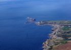 aerial, fall, gower, landscape, rectangle, rhossili, worms head