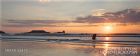 colour, gower, helvetica, landscape, panoramic, rhossili, sunset