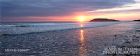 colour, gower, landscape, llangennith, panoramic, sunset