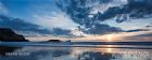 colour, gower, landscape, panoramic, sunset, worms head